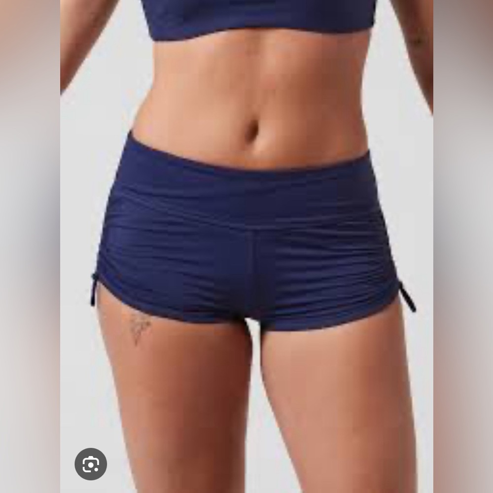Athleta Swim Boy Short in Color Dress Blue. In Great Preowned Condition.